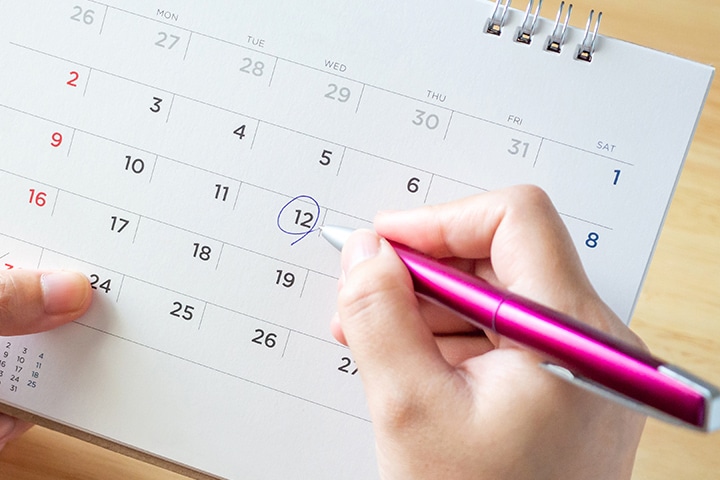 日程調整・申し込み完了